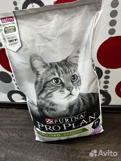 Корм для кошек Pro plan sterilised 7+