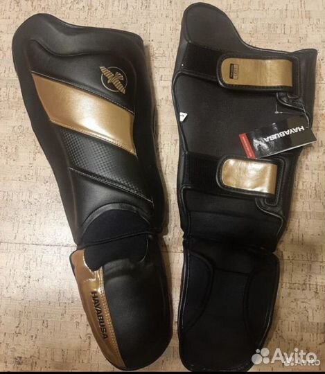 Hayabusa shin T3 black/gold