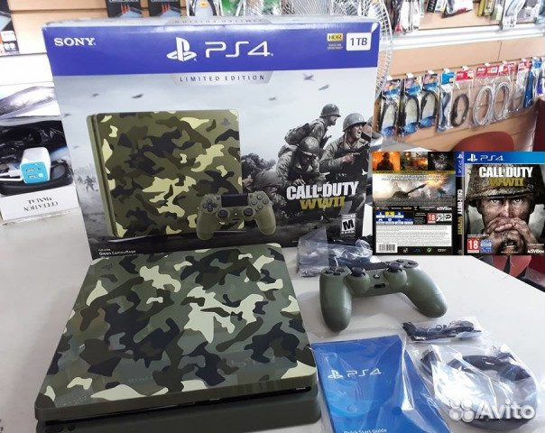 PS4 Slim Limited Edition COD.WW2