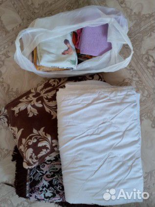 Постельное белье, одеяло, кухонные полотенца