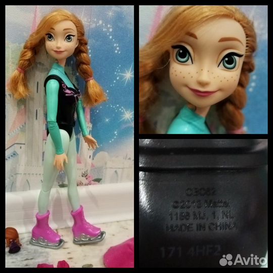 Куклы Анна и Эльза фигуристки от Mattel