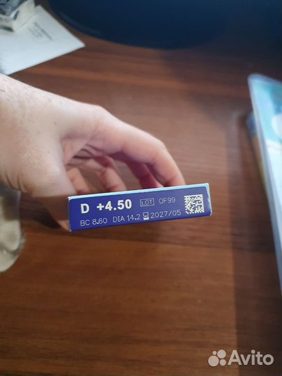Линзы контактные adria +4,50