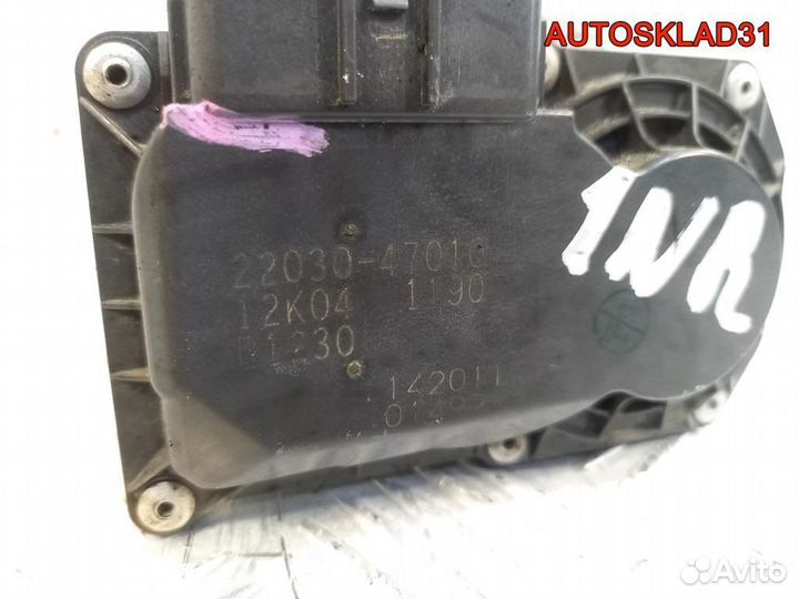 Заслонка дроссельная Toyota Yaris 1NR 2203047010