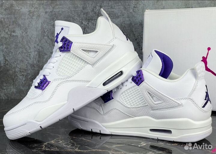 Кроссовки Nike Air Jordan 4 Retro Purple Metallic