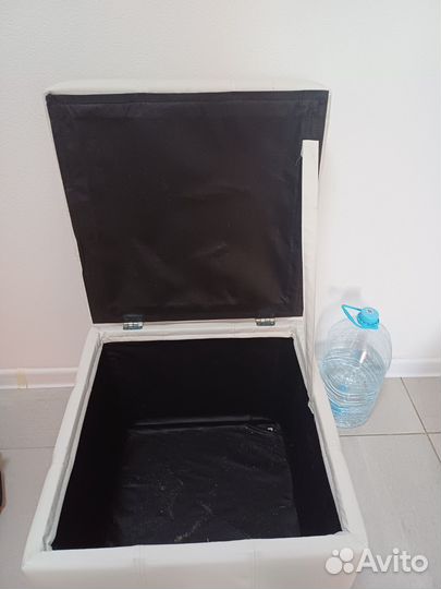 Банкетка пуфик с ящиком для хранения