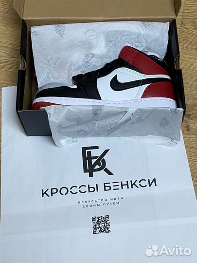 Nike air jordan 1 mid размеры 36 45