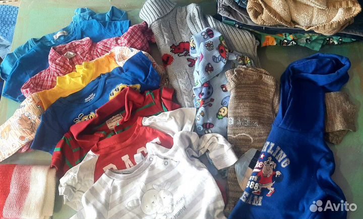 Детская одежда для мальчиков пакетом 74+