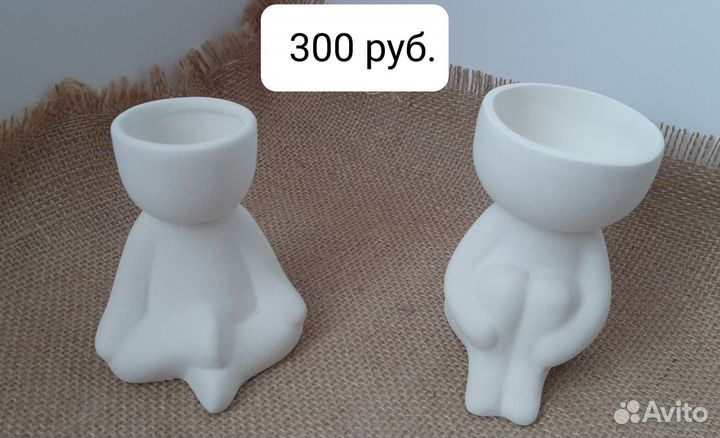 Фигурки из гипса декор флорариум