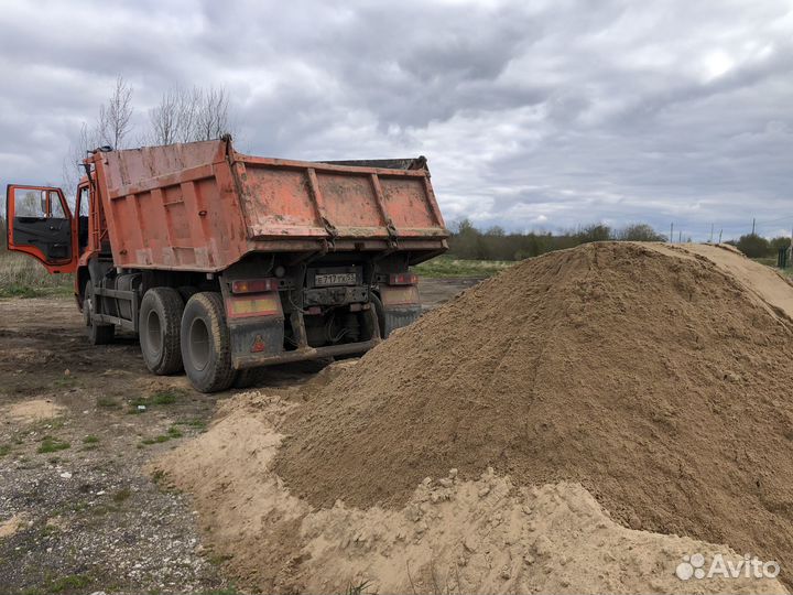 Доставка Песок,щебень,земля,навоз,пгс