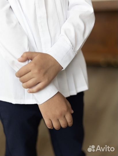 Рубашка школьная 134