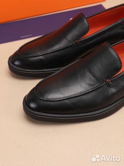 Лоферы мужские кожаные Santoni 39-45