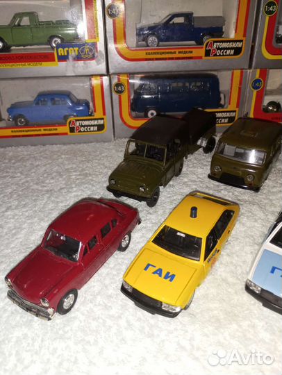 Модели автомобилей ссср/рф. Часть I. агат 1:43