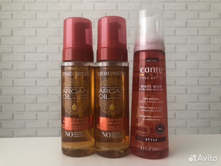 Косметика для кудрявых Cantu и Creme of nature