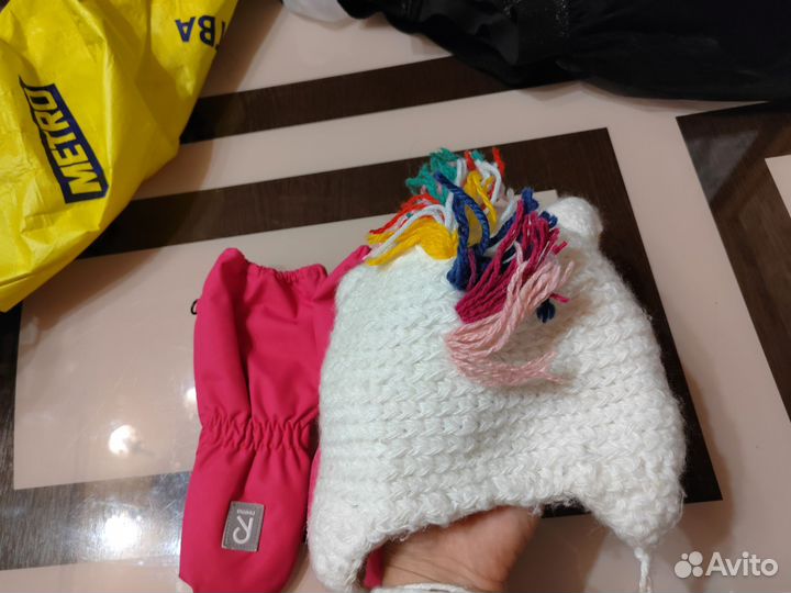 Зимняя шапка и краги Рейма