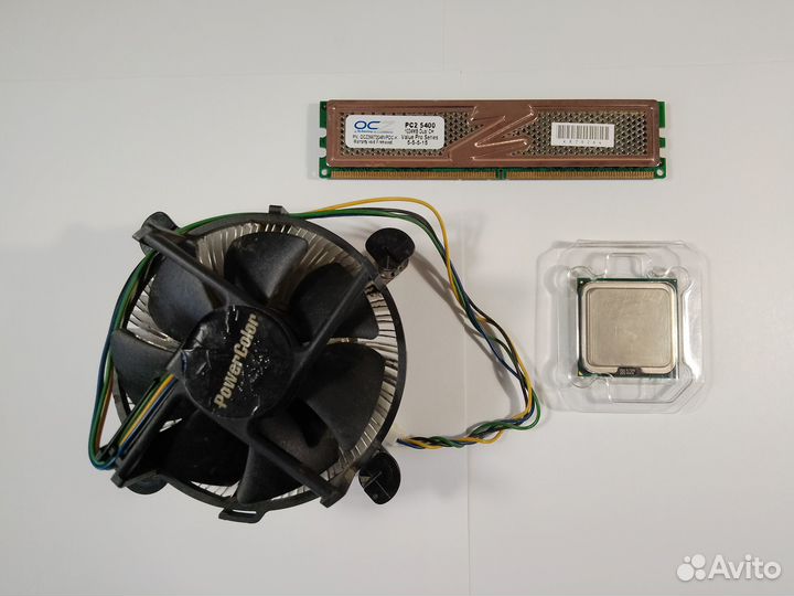 Куллер, процессор, оперативка LGA 775