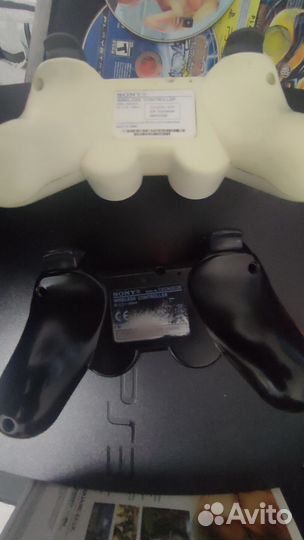 Sony playstation 3 slim с 2 джойстиками