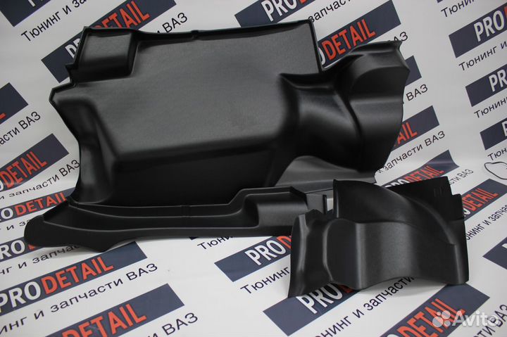 Обивка багажника ваз 2105-2107 пластик (3 части)