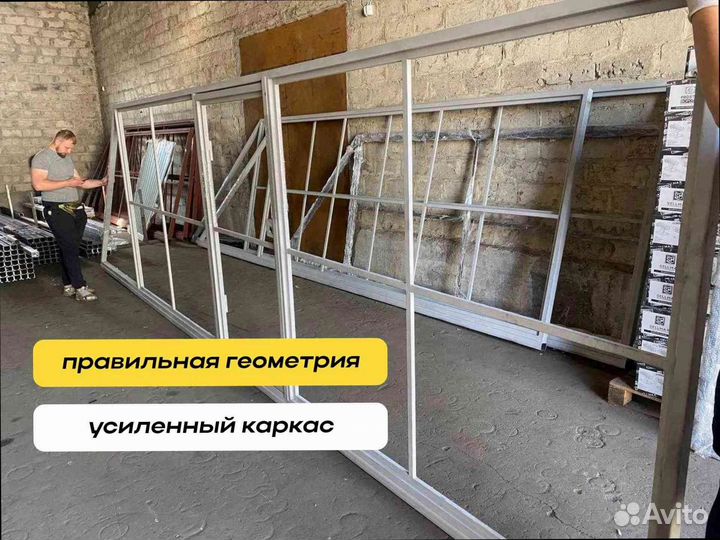 Ворота из профлиста откатные без покраски быстро