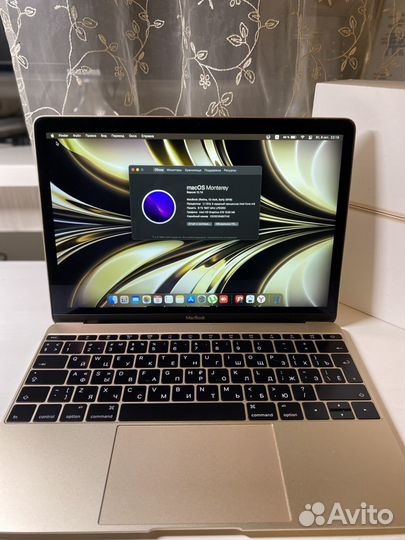 Apple macbook 12 retina 2016 (хороший акум)