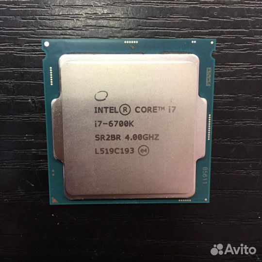 Процессор Intel Core i7-6700K LGA1151, 4/8 до 4.2