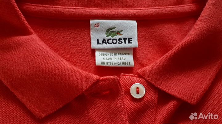 Футболка поло lacoste