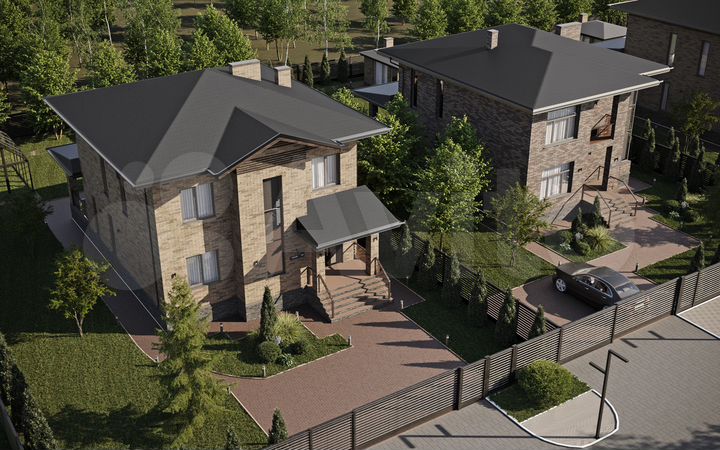 Дом 197,5 м² на участке 8,5 сот.