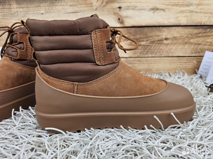 Ugg Classic Mini Lace-up Weather Chestnut оригинал