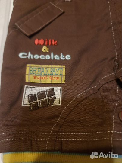 Комбинезончик утеплённый хб новый до года Италия