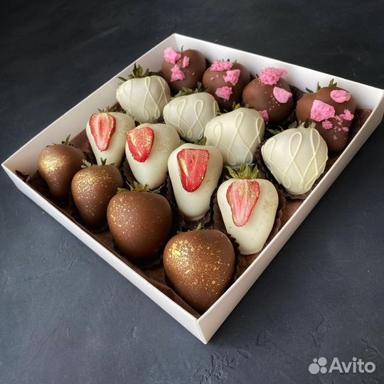 Клубничный букет набор клубники букет из клубники