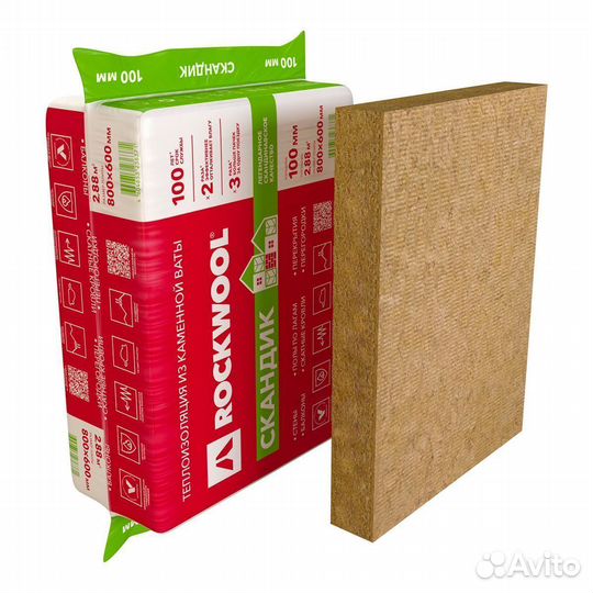 Роквул скандик 10 мм