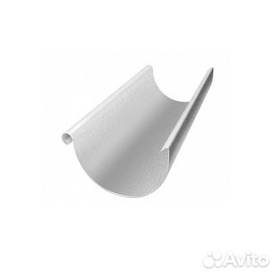 Желоб круглый L3 м Optima 150 мм Zn-цинк б/цвета