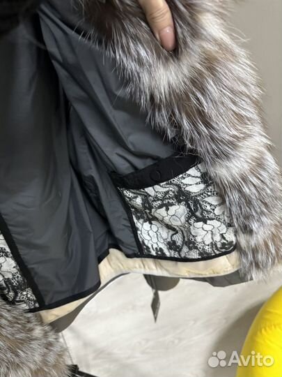 Парка (куртка) с натуральным мехом трансформер