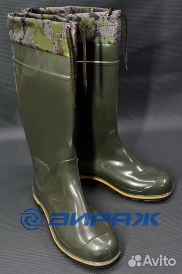 Сапоги резиновые мбс/кщс разм.44 (285мм) с надставкой шахтер 165-07Н