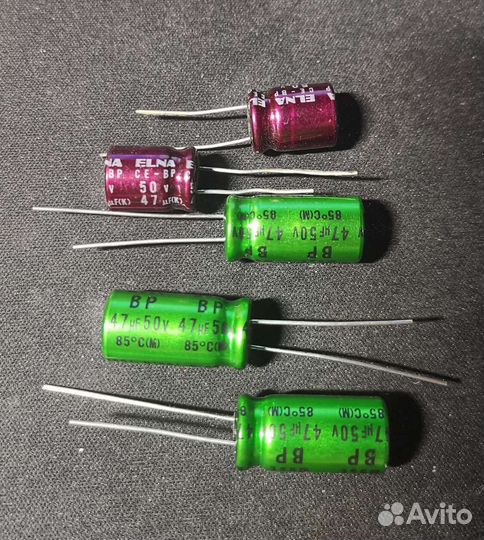 Биполярные конденсаторы Elna