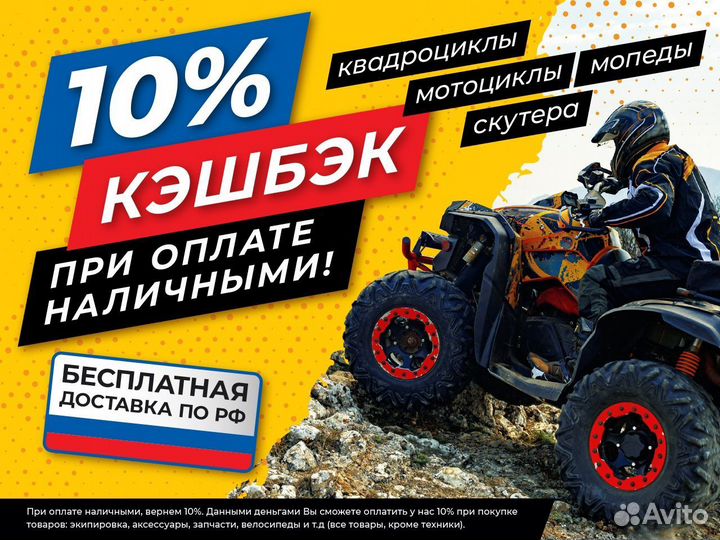 Квадроцикл promax wild 175 LUX В черном цвете