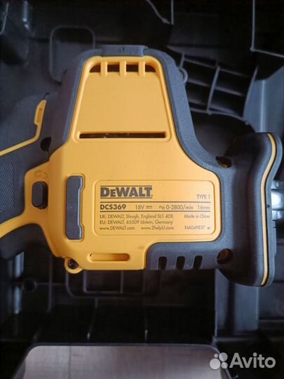 Аккумуляторная сабельная пила dewalt 18 В DCS369NT