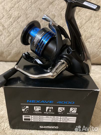 Катушка shimano nexave 4000