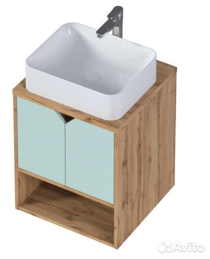 Тумба Delta 50П 2Д Мята софт