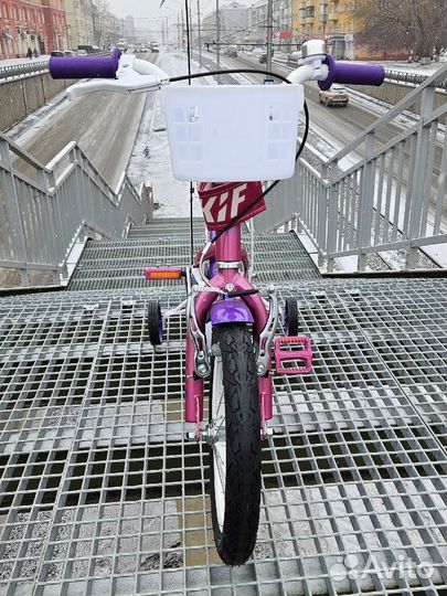 Велосипед детский Skif 14 1x1 2022, розовый/фиолет