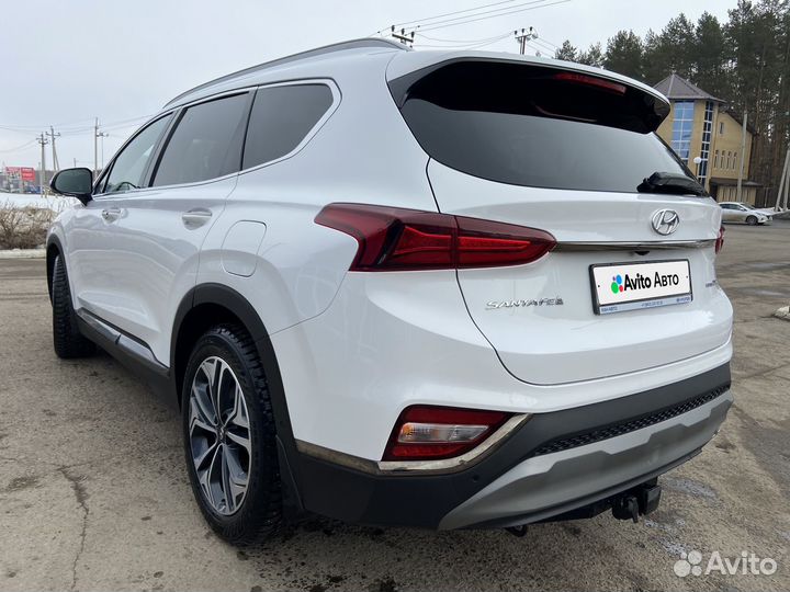 Hyundai Santa Fe 2.2 AT, 2020, 40 000 км
