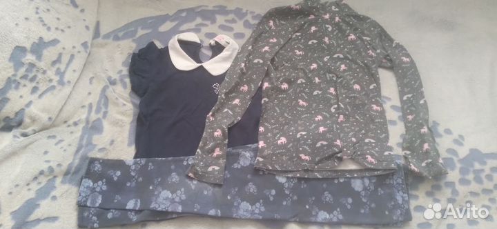 Вещи пакетом для девочки рост 140 146