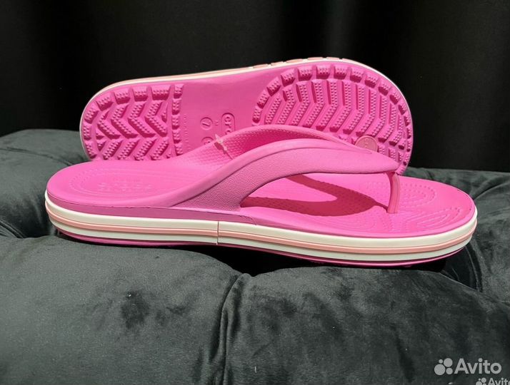 Сланцы Crocs шлепанцы розовые