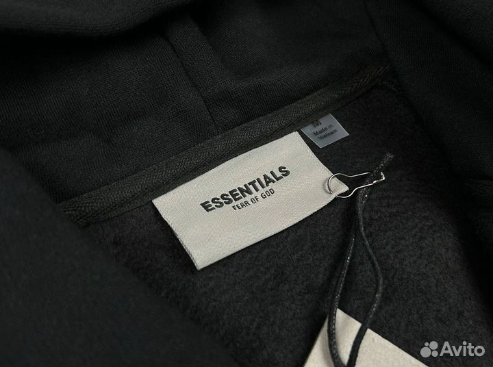 Зип худи Essentials на флисе