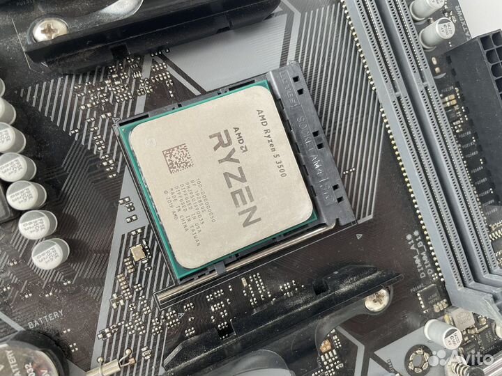 Комплект B450m, Ryzen 5 3500