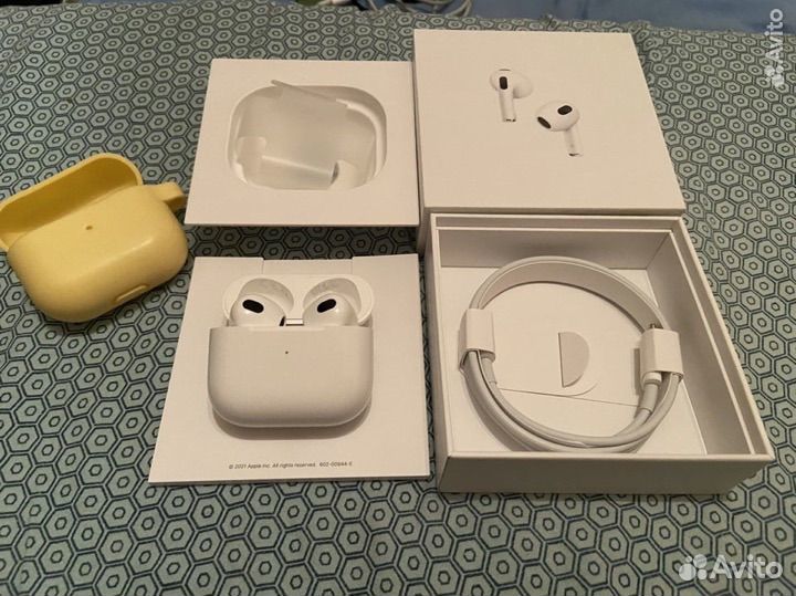 Беспроводные наушники apple airpods 3 ростест
