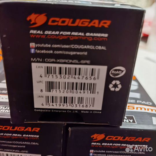 Игровые геймер коврики Cougar, razer