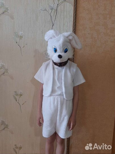 Новогодний костюм зайчик заяц (прокат)