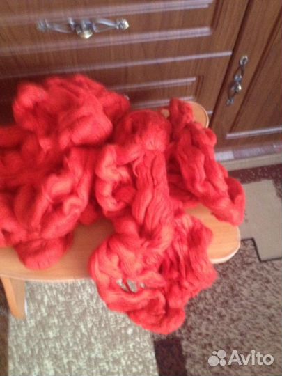 Пряжа для вязки теплых вещей-ровница