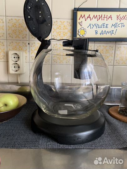 Аквариум для рыбок круглый