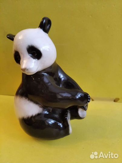 Статуэтка Форфоровая Панда Медведь сидячая